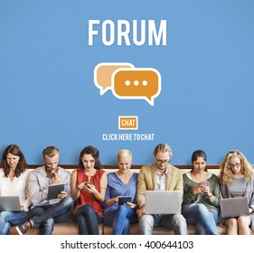 Discuss Forum Chat Group Topic Concept