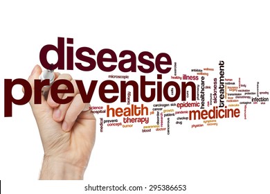 Disease Prevention Word Cloud Concept