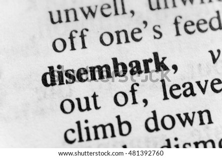 Disembark