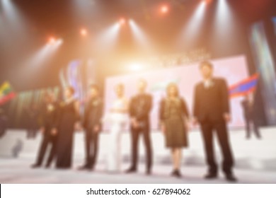 Disfocus of the award ceremony theme creative. background for business concept - Shutterstock ID 627894062