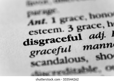Disgraceful