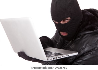 Disguised Computer Hacker