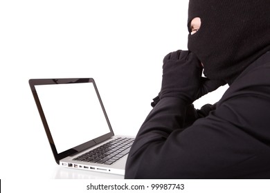 Disguised Computer Hacker