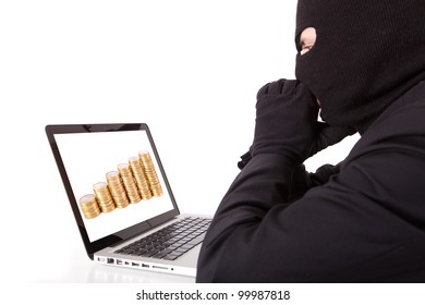 Disguised Computer Hacker