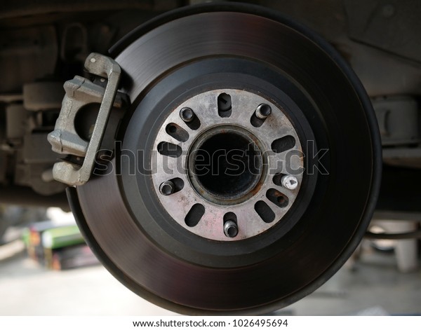 dish brake of car and\
maintenance car.