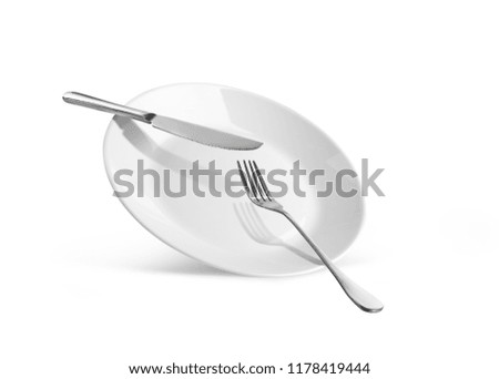 Similar – Image, Stock Photo Steel plate in floating suspension for balance exercises