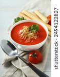 Dish made from tomatoes - tasty tomato soup