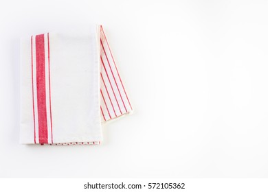 Dish Towel On A White Background.