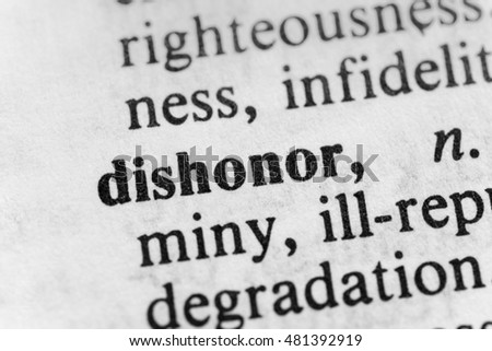 Dishonor