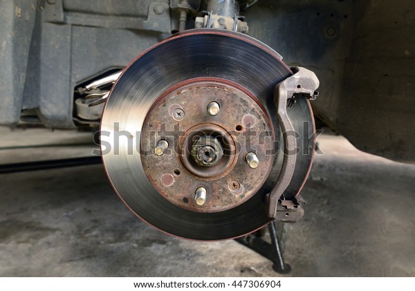 Disk Brake ,During\
the repair, car brakes.