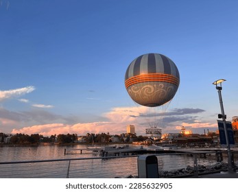 Disney springs hot air balloon 