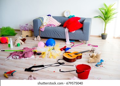 Disorder mess at home - Shutterstock ID 679575040
