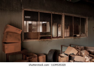 Dispatch Area Of An Abandoned Hospital 