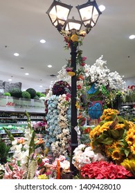 Display Of Artifical Flower In Ace Hardware Store Jakarta Taken In Noon Before Iftar