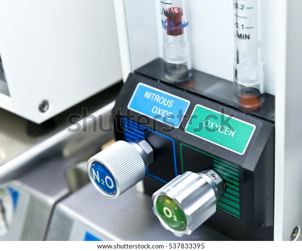 Display Nitrous Oxide Oxygen On Automatic Stock Photo (Edit Now) 537833395