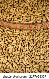 Display Of Peanuts At Carbon Market Located In Cebu City, Philippines.