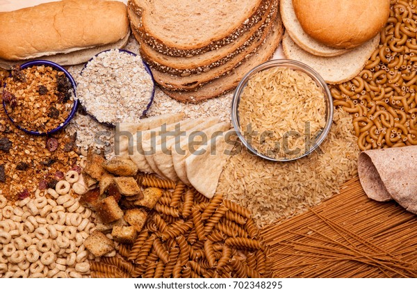 Display of whole\
grains and whole grain\
products