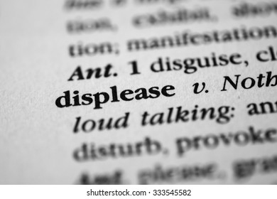 Displease