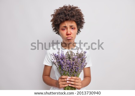 Similar – Image, Stock Photo lavender bouquet and red ribbon