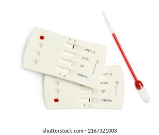 Disposable Express Hepatitis Test Kit On Stock Photo 2167321003 ...