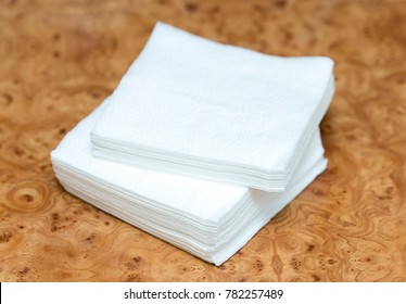 disposable napkin on the table - Shutterstock ID 782257489
