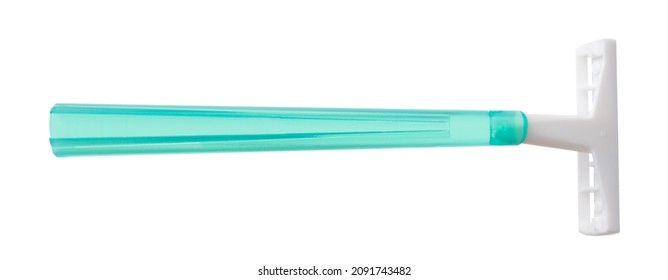 Disposable shaver razor isolated on white background - Shutterstock ID 2091743482