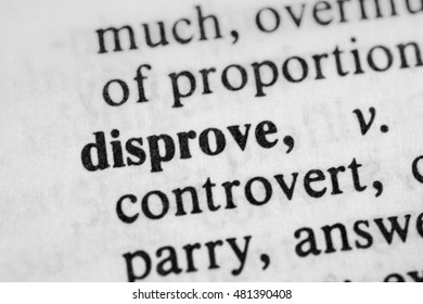 Disprove