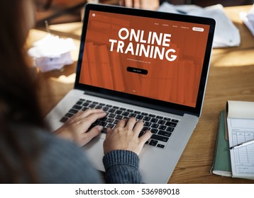 Distance learning online webpage interface