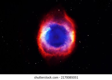 Distant cosmic nebula. Elements of this image were furnished by NASA. High quality photo