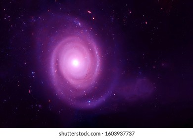 A distant galaxy in deep space. Elements of this image were furnished by NASA.