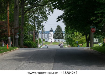 Distant Lighthouse in Havre De Grace, Maryland