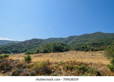 Distant Mountains On Hot Southern California Day