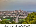 Distant view of Cincinnati, Ohio