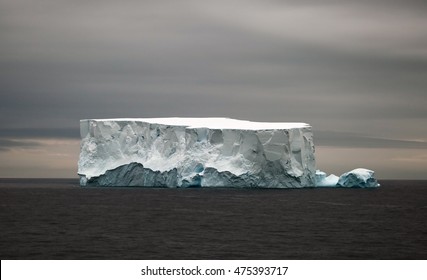 DIstant View To The Iceberg In The Drake Passage