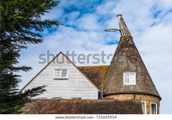 Distinctive Roof Shape Oast House Conversion Stock Photo Edit Now