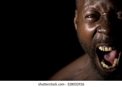 Distraught Man Shouting - Shutterstock ID 328032926