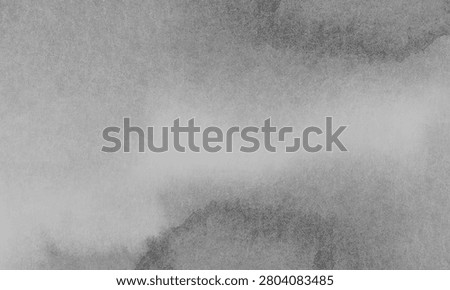 Distressed textures define this monochromatic gray watercolor wash with mottled abstract clouds