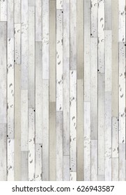 Distressed White Wood Texture Background