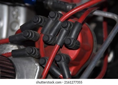 Distributor Cap And Spark Plug Wires