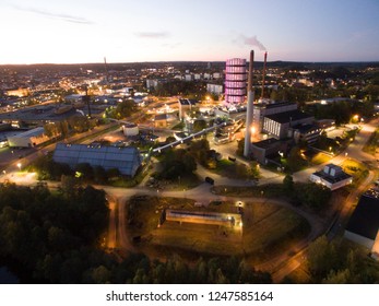 District Heating Plant In Borås Sweden October 2017