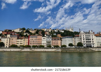 The District Of Old-Lyon On The Banks Of The Saône River