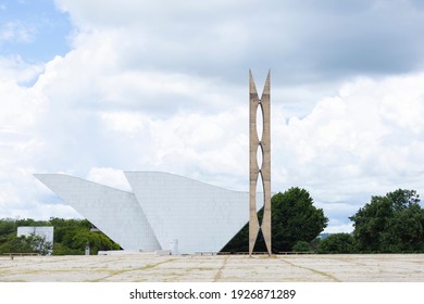 Distrito Federal - Brasilia - Brazil - 02 15 2021 - Pantheon Of The Fatherland And Liberty Tancredo Neves In The Federal District, Architect: Oscar Niemeyer