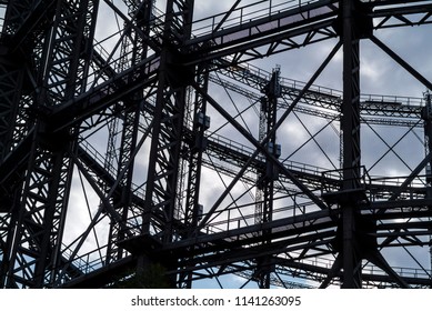 Disused Gasometer framework
