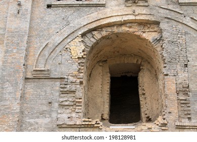 Disused Kiln Room In A Factory, Closeup Of Photo