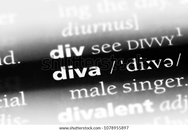 Word Diva Concept Stock Photo (Edit Now) 1078955897