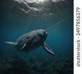 Dive into the fascinating world of the narwhal, a majestic marine mammal known for its long, spiral tusk that resembles a unicorn