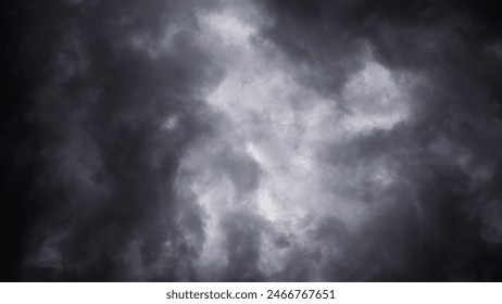 Dive into the mystery of stormy skies with this evocative image showcasing the dramatic interplay of light and shadow in thick clouds. - Powered by Shutterstock