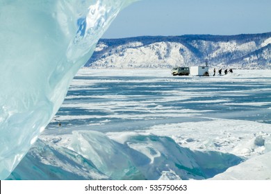 Divers Are Going To Swim Under Ice