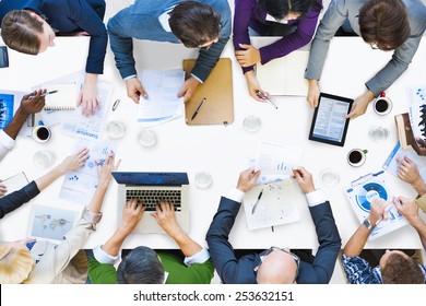 Diverse Business People on a Meeting - Powered by Shutterstock