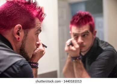 Imagenes Fotos De Stock Y Vectores Sobre Pink Hair Man